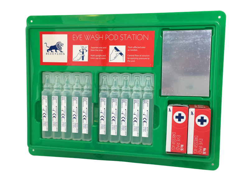 Blue Lion Eye Wash Pod Station